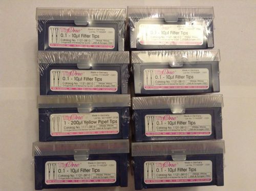 Usa scientific 1121-3810 0.1-10ul filter pipet tips for tip one pipettors for sale