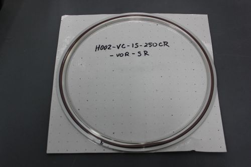 NEW HIS HIGH VACUUM ISO CENTERING RING/SPACER VITON 10&#034; FLANGE(S20-1-34D