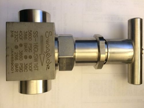 Swagelok SS- 16GUSW16T General Utility Service Needle Valve 5600 PSIG @100F