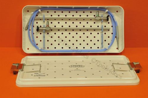 Storz 26003aa / 26003ba laparoscopes 0 and 30-deg 10mm w/extras (new body style) for sale