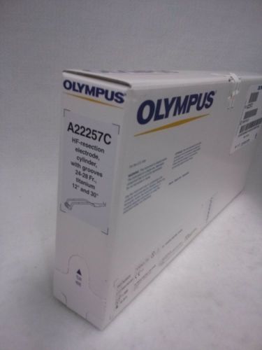 Olympus ref# a22257c hf-resection,electrode,cylinder,grooves 24-28 fr.(box of12) for sale