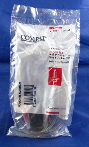 Compat enteral feeding tubing pump set w/ spike 199207 - 30 pack for sale