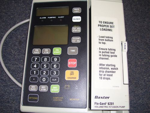 ! flo-gard 6201 infusion iv pump for sale