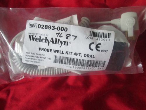 Welch Allyn Probe Well Kit  4FT Oral  REF 02893-000