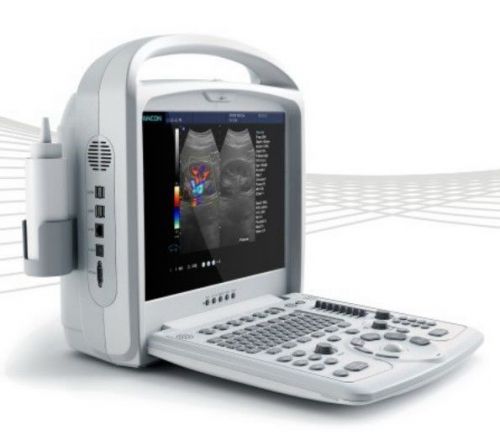 TY-6868C ( 2D-Color Doppler Type) PORTABLE ULTRASOUND 2.5-10 MHZ 15&#034; LCD SCREEN