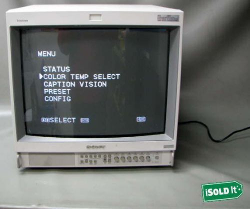 Sony pvm-20m2mdu 20&#034; or  surgery professional medical color video monitor tested for sale