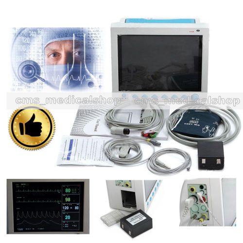 Hot Sale!Multi-parameter Patient Monitor,ECG,NIBP,Spo2,PR,Resp,Temp,with EtCO2