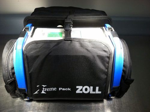 Zoll m series patient monitor biphasic 3-lead pacing printer case with battery. for sale