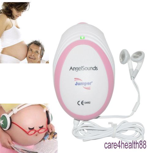3MHz Angelsounds Fetal Prenatal Heart Rate Monitor Doppler +1 Year Warranty +Gel
