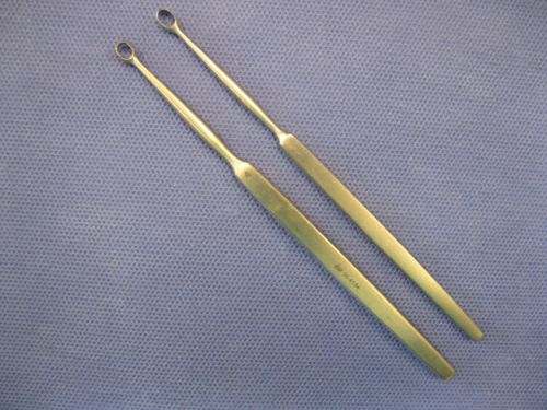 LOT OF 2 SKLAR  06-4134 FOX Dermal Curette