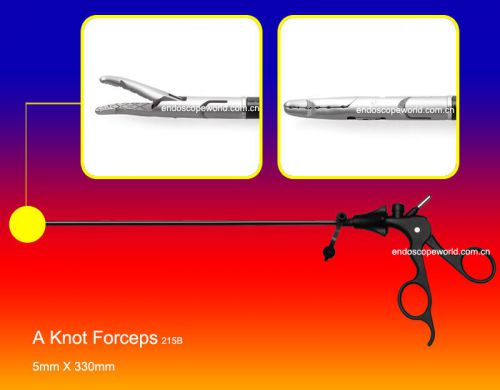 Brand New A Knot Forceps 5X330mm Laparoscopy