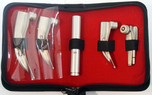 4 blade emt laryngoscope mac set anesthesia with box good quality for sale