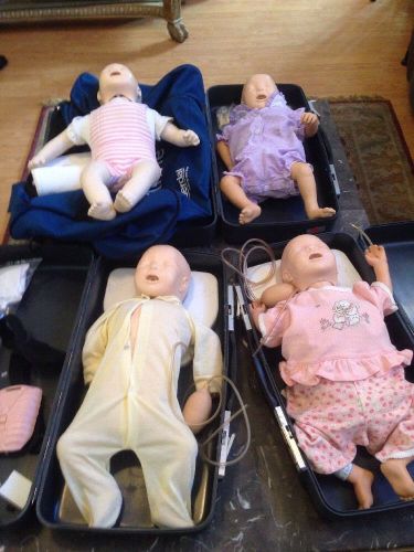 Baby anne four pack cpr manikin. laerdal for sale