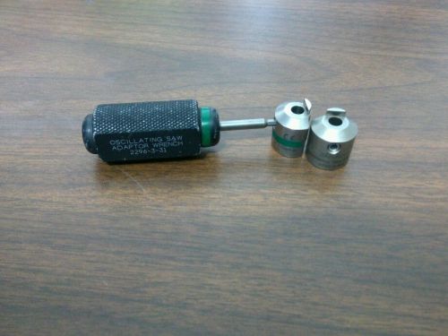 Stryker 2296-3-402 Oscillating Saw w/ 2296-3-31 Adaptor Wrench