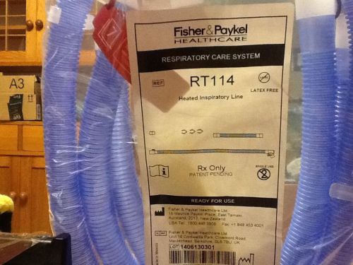 6 FISHER &amp; PAYKEL ADULT Heated Inspiratory Line REF RT114