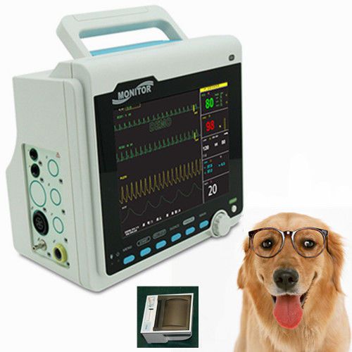 CE Contec CMS6000 5 Parameters VET Patient Monitor for Animals w/ Free Printer