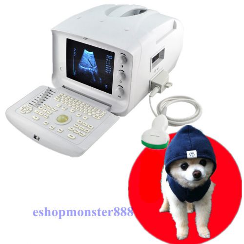 Ce veterinary vet ultrasound scanner machine with convex probe with free 3d kit for sale