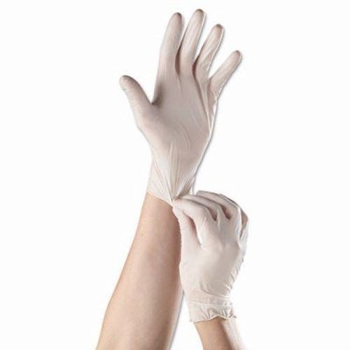 General Liners Latex Gloves, Powder-Free, White, Medium, 100 Gloves (GEN 8971M)