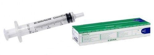 Bbraun omnifix 3ml luer lock hypodermic syringe (pack of 100) for sale
