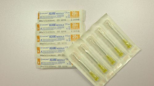 100x TERUMO 20G X 1.5&#034; 0.9X38MM NEEDLES STERILE HYPODERMIC NOT WITH SYRINGE