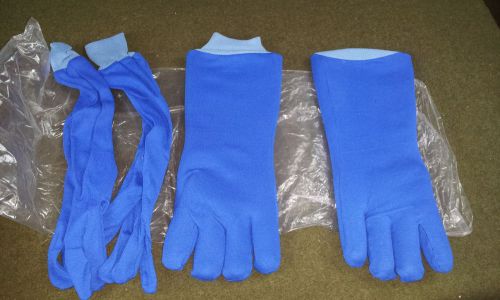 SHIELDING INC LEAD X-RAY FILM PROTECTIVE GLOVES BLUE 14&#034; MED NEW
