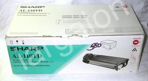 Genuine sharp al-110td toner cartridge new for sale