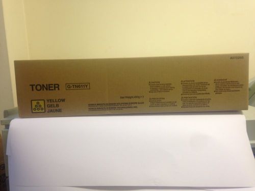 KONICA MINOLTA TN611Y Yellow TONER A070360 BIZHUB C451 C550 C650