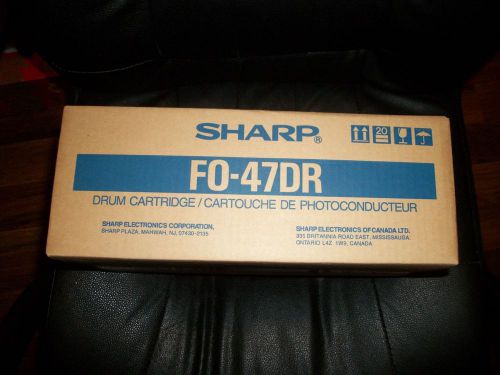 SHARP GENUINE FO-47DR (FO47DR) OEM DRUM CARTRIDGE (NEW IN BOX!) SEALED WRAPPER