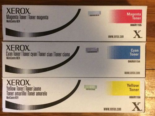 Xerox Workcentre M24 Toner Yellow Magenta Cyan New In Sealed Box