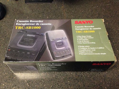 Sanyo TRC-SB1000 Audio Tape Recorder - One Touch Recording - New In Box