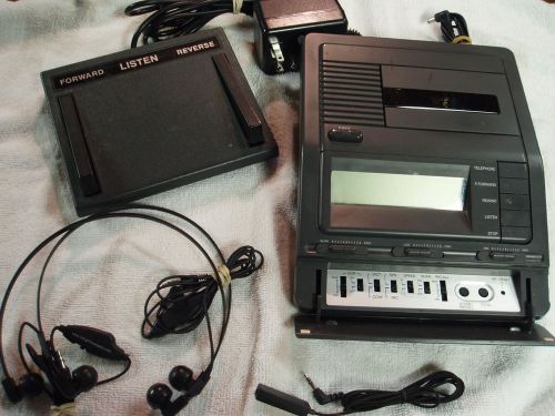 Lanier VW-260 Micro Cassette Voice Writer With Accessories, NICE!