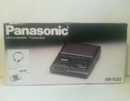 Microcassette Transcriber Exceptional  Panasonic rr-930
