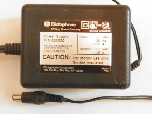 Power Supply for Dictaphone models 3720 3710 2720 2710 2709 1720 1710 1709 17.7