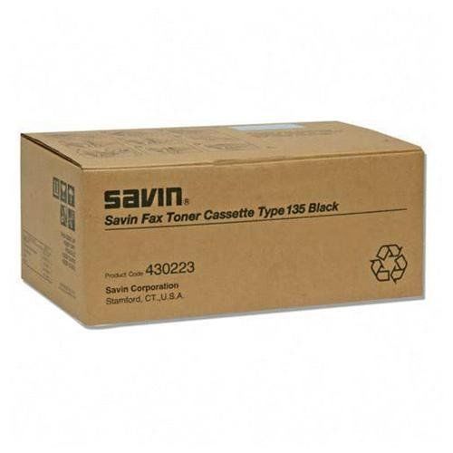 Savin type 135 black toner cartridge - black - 4500 page (sav430223) for sale