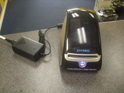 Dymo LabelWriter 450 Turbo 1750283 Compact Desktop USB Label Printer w/Power