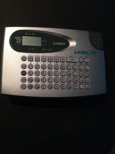 Casio KL-60 Label It!  Label Printer