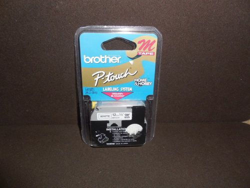 BROTHER P-TOUCH WHITE 1/2&#034; TAPE M231 SALE