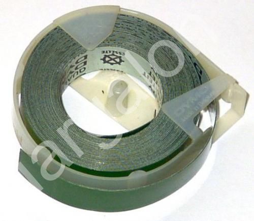 DYMO embossing Tape 158-05 Glossy Green 1/2&#034; x 12 Ft NEW Label Labeling