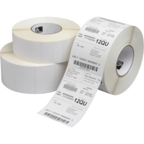 Zebra label paper 2.25x1.25in direct thermal zebra z-select 4000d for sale