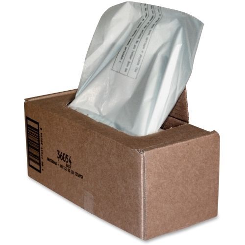 Fellowes waste bags for 125 / 225 / 2250 series shredders - 20 gal - 50/carton for sale