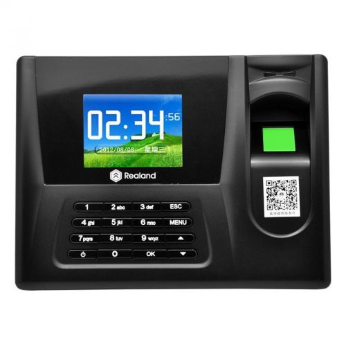 ZDC20 Biometric TFT Fingerprint Attendance Time Clock Employee Payroll Recorder
