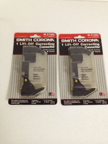 2 Smith Corona Lift-Off Correcting Cassettes H 21060 same as H 63412