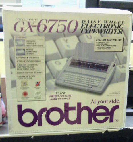 Brother GX-6750 Daisy Wheel Electronic Typewriter NEW