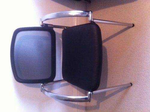 Designer topstar  boardroom/office chairs in black leather alloy &amp; chrome for sale