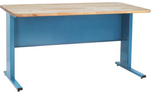 M25B - 57&#034;L X 30&#034;W Production Bench Maple Wood Workbench Table workstation Desk