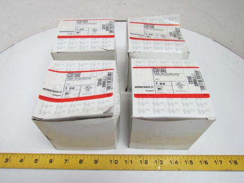Wire mold g3018ae 3000 raceway external corner coupling lot of 4 for sale