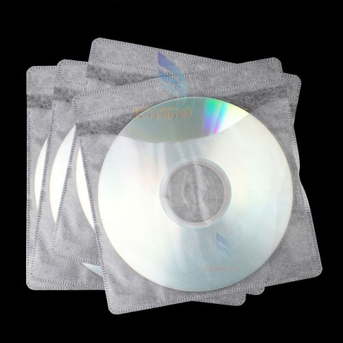 100 x Double Sleeve Flap Case bags For CD DVD CD-R