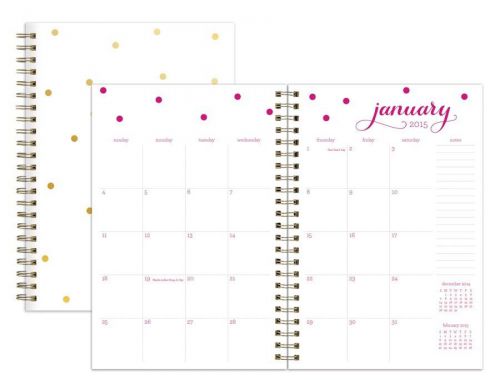 Sugar Paper Pink Confetti Weekly/monthly Planner 2015