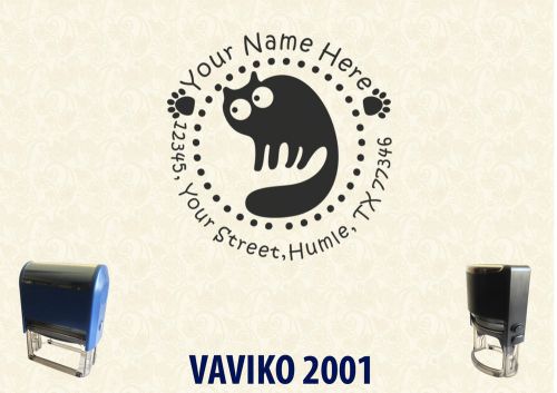 Personalized custom made self inking rubber stamp sh 018 d40 mm for sale