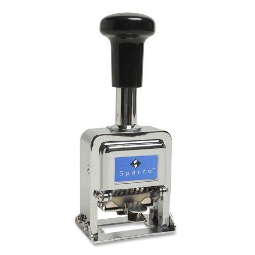 Sparco self-inked 5 wheels automatic numbering machine - number stamp (spr80057) for sale